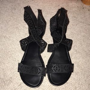 Black sandals
